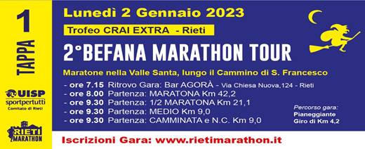 Befana Marathon Tour (Tappa 1 ~ Medio)