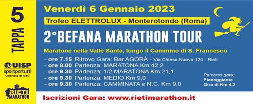 Befana Marathon Tour (Tappa 5 ~ Maratona)