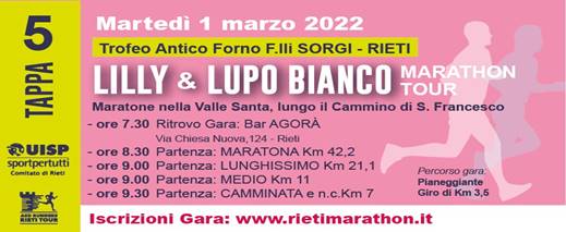 Lilly e Lupo Bianco Marathon Tour (Tappa 5 ~ Maratona)