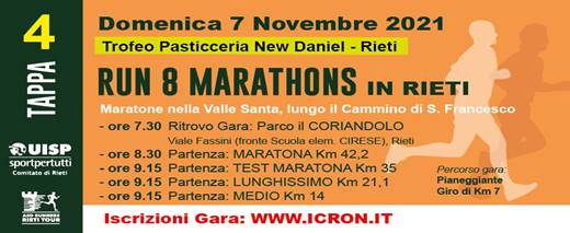 Run 8 Marathons (Tappa 4 ~ Lunghissimo)