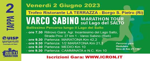Varco Sabino Marathon Tour (Tappa 2)
