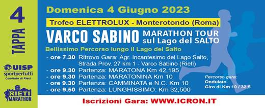 Varco Sabino Marathon Tour (Tappa 4)